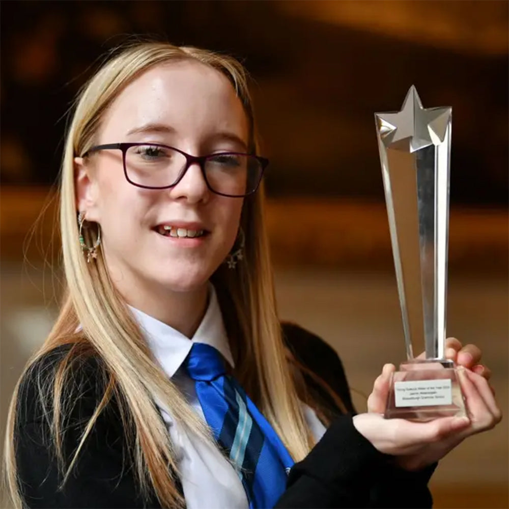 Young science writer wins national award for T1D essay