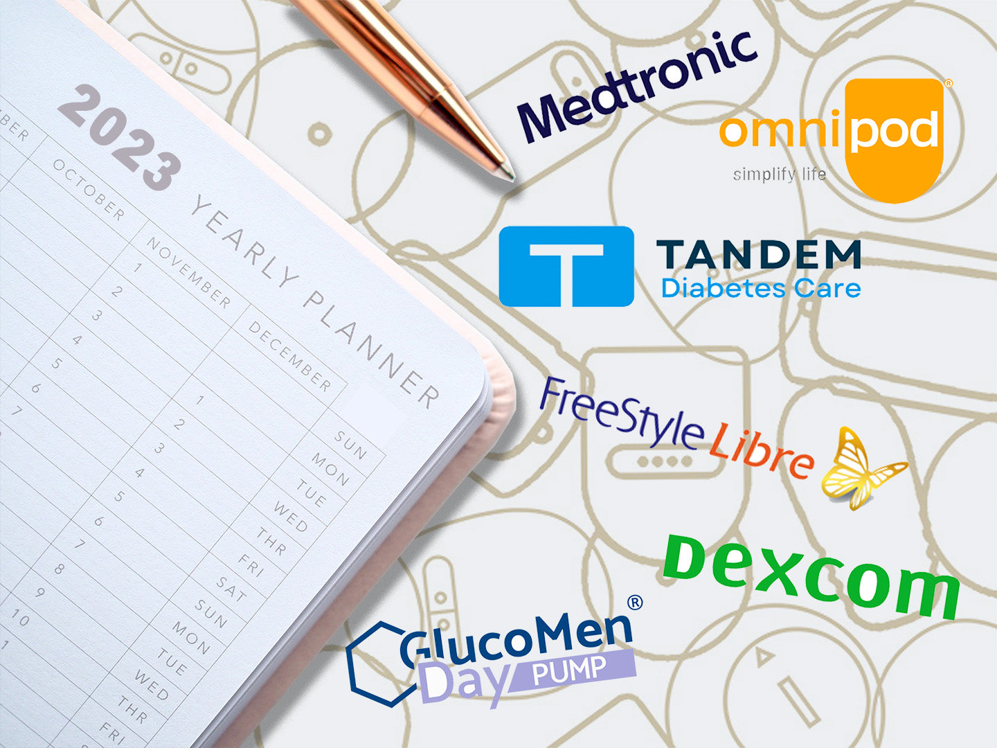 image of woman wearing Omnipod insulin pump on upper arm