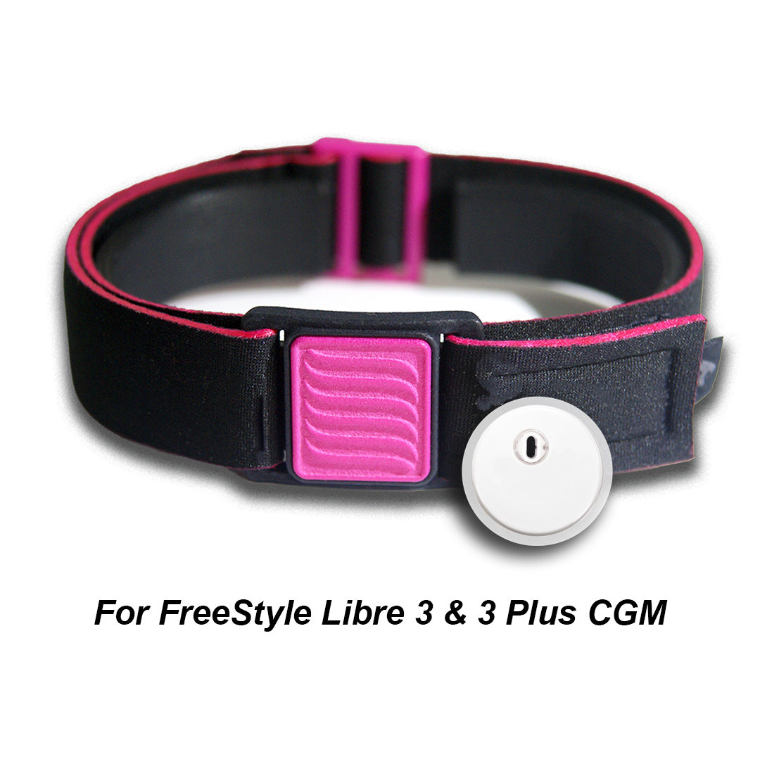 Libreband Armband for Freestyle Libre 3, shown in beach scene.