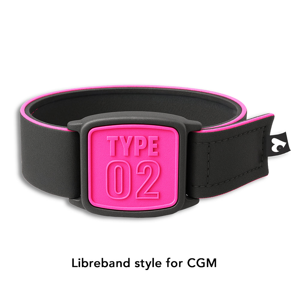Libreband Armband  Type 02 design with magenta cover. LML2340, LML2333, LML3651, LML4511.