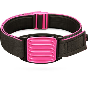 Libreband CGM armband for FreeStyle Libre 2 with magenta wave cover and water-resistant neoprene strap, for everyday wear, sport and swimming