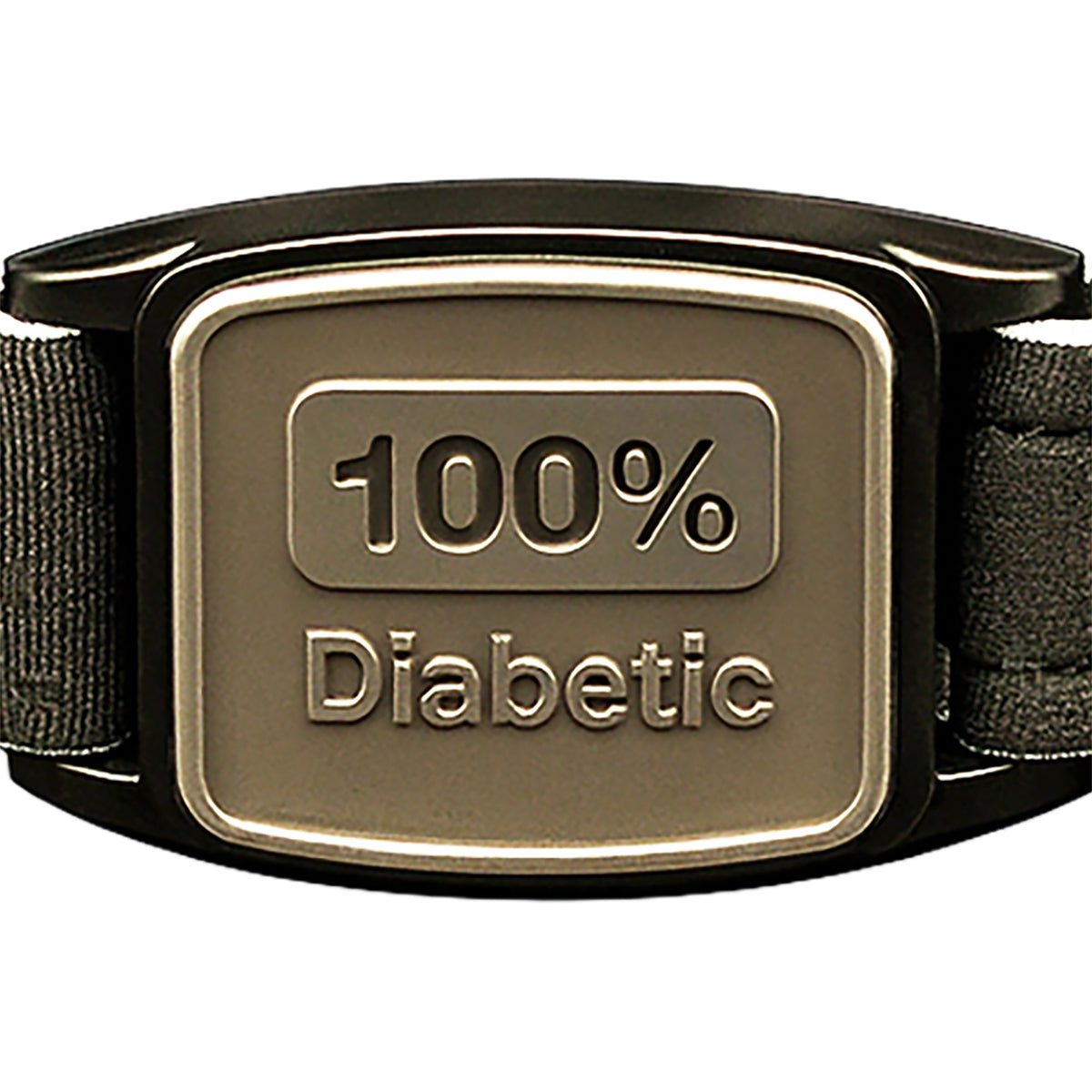 Libreband CGM armband pewter 100% Diabetic cover close-up, compatible with FreeStyle Libre 2. LML4603, LML3064, LML2494, LML2500.